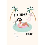 Card - Birthday Babe by Duchess Plum