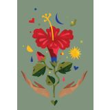 Card - Hibiscus by Eureka
