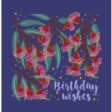 Card - Birthday Wishes Eucalyptus by Emma Whitelaw