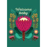 Card -Welcome Baby by Emma Whitelaw