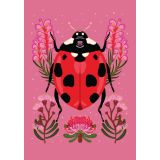 Card - Ladybug by Emma Whitelaw