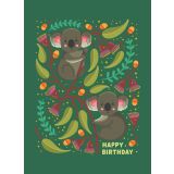 Card - Happy Birthday Koalas by Emma Whitelaw