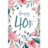 Card - Floral Bird Range - 100mm x 150mm