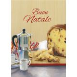 Card - Buon Natale, Coffee & Panettone by Giulianna del Popolo