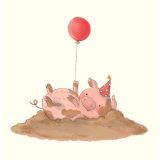 Card - Party Pig by Jedda Robbard