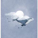 Card - Whale & Moon S by Jedda Robbard