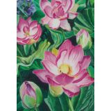 Card - Water Lilies by Joanne Ting Mahon
