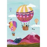 Card - Couple In An Air Balloon by Kenzie Kae