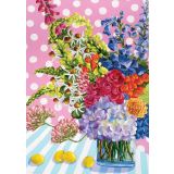 Card - Summer Blooms By Spotty Wall by Kate Quinn