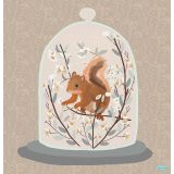 Card - Squirrel In Garden by Little Bear