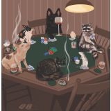 Card - Poker Night by Alissa Levy
