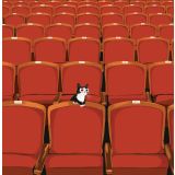 Card - Cat at the Cinemas by Alissa Levy
