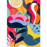 Card - Colourful Florals by Mira Paradies 