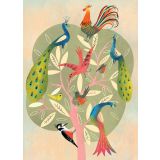 Card - Birds In A Tree by Mira Paradies 