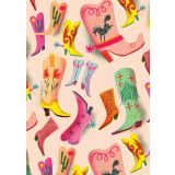 Card - Cowboy & Cowgirl Boots by Mira Paradies