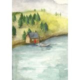 Card - Lake House by Michelle Pleasance 