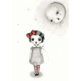 Card - Moon Balloon by Michelle Pleasance 