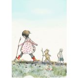Card - Walking With Bear & Bunny by Michelle Pleasance 