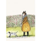 Card - Chilly Walk by Michelle Pleasance
