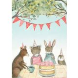 Card - Happy Birthday Party by Michelle Pleasance