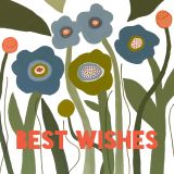 Card - Best Wishes S by Prue Pittock