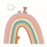 Card - Bear & Rainbow by Prue Pittock
