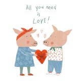 Card - All You Need Is Love S by Prue Pittock