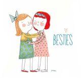 Card - Besties S by Prue Pittock