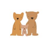 Card - Bear Family by Prue Pittock