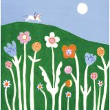 Card - Flower Hill by Prue Pittock