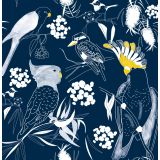 Card - Navy Birds by Robyn Hammond