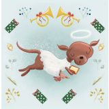 Card - Two Dog Angels by Ruth Mary Smith