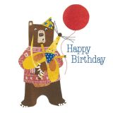 Card - Happy Birthday Mouse & Bear by Ruth Waters