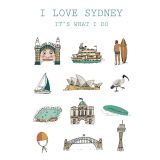 Card - I Love Sydney by Ruth Waters