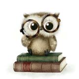 Card - Book Owl by Sannadorable 