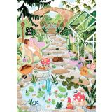 Card - Relaxing In a Garden by Sabina Fenn