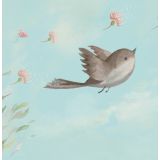 Card - Grey Bird in the Wind by Shaney Hyde