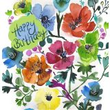 Card - Happy Birthday Blooms by Shaney Hyde