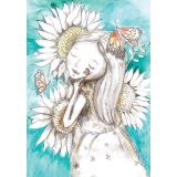 Card - Sunflower Girl by Shaney Hyde