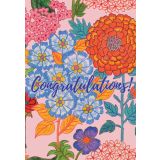 Card - Floral Congratulations by Subhashini Narayanan