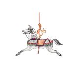 Card - Squirrel On A Carousel Horse by Tog & Pini