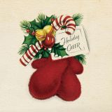 Card - Vintage Christmas - 140mm x 140mm