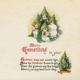 Card - Vintage Christmas - 140mm x 140mm