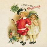 Card - Vintage Christmas - 140mm x 140mm