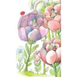 Card - Fairies in Peonies M by Anna Pignataro