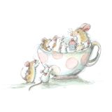 Card - Teacup Party by Anna Pignataro