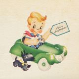 Card - Bella Vintage - 100mm x 100mm