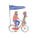 Card - Happy Birthday Bike by Binny Talib