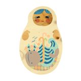 Card - Cream Babushka by Bronwyn Seedeen