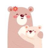 Card - Cute Animals - 100mm x 100mm